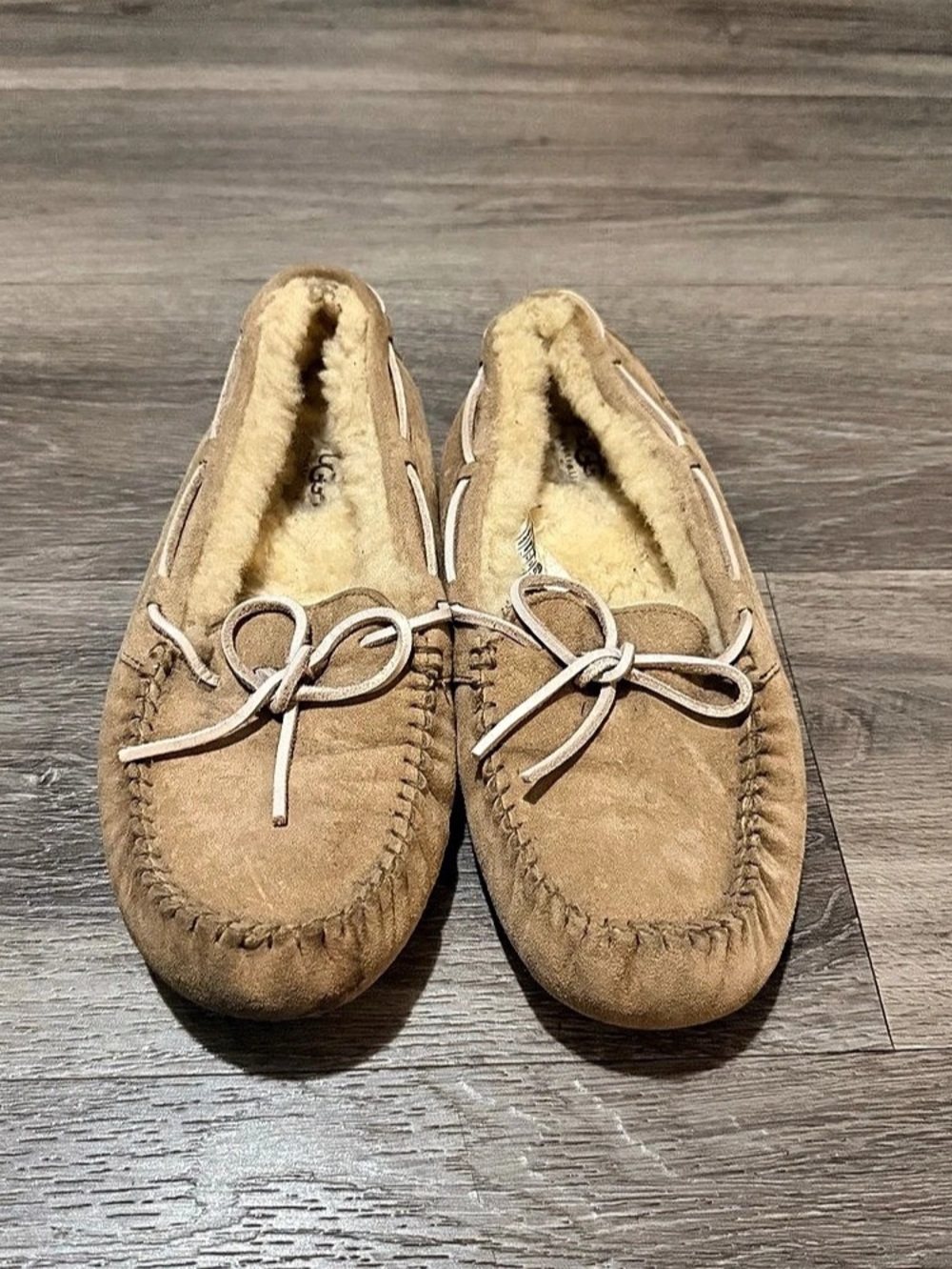 UGG Dakota Slipper Suede Moccasin Slippers Brown US 9